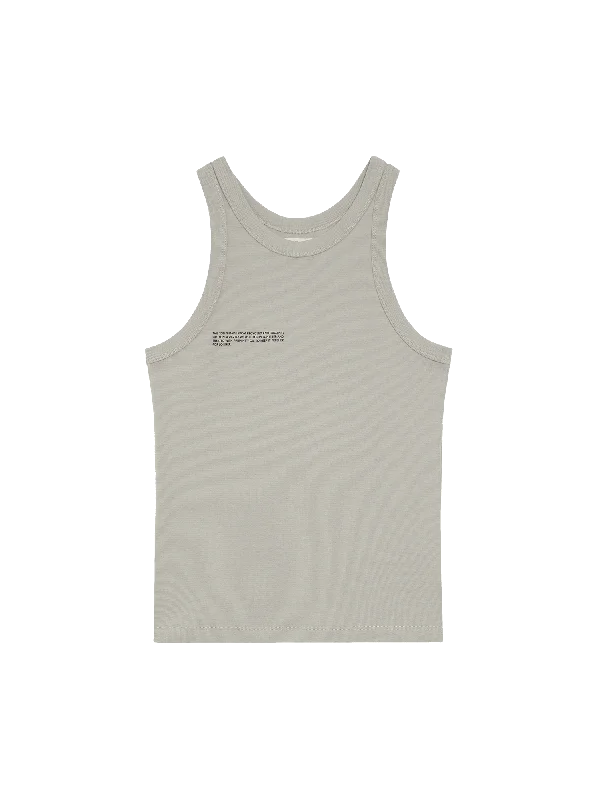 Women's Recycled Cotton Tank Top—stone