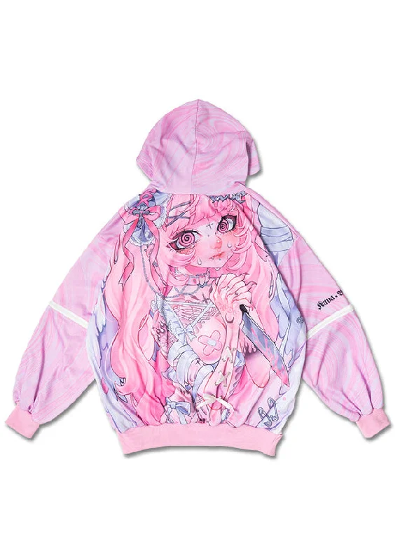 Kuua Heaven Oversized Anime Hoodie