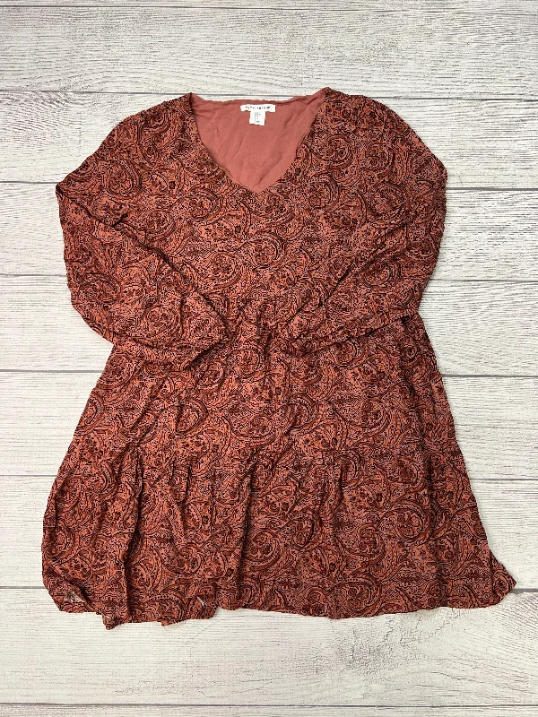 Dress Casual Short By Lucky Brand In Orange, Size: M