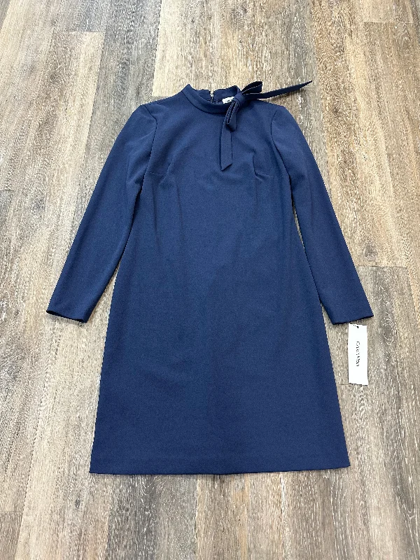 Dress Work By Calvin Klein In Blue, Size: 4