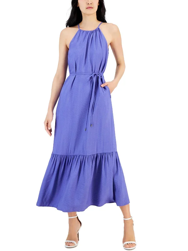 Womens Tiered Long Maxi Dress