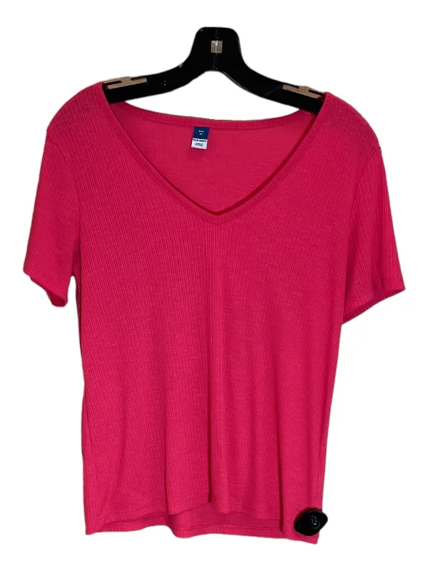 Top Short Sleeve By Old Navy In Pink, Size: Xs