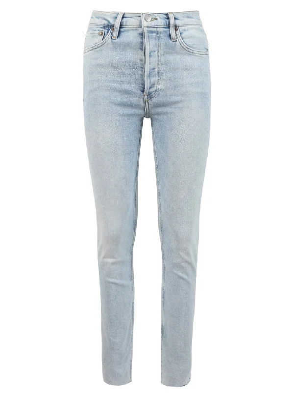 90s High Rise Ankle Crop Jean