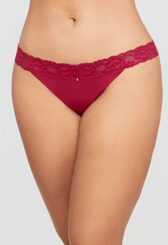 TANGA MICROFIBRE ET DENTELLE