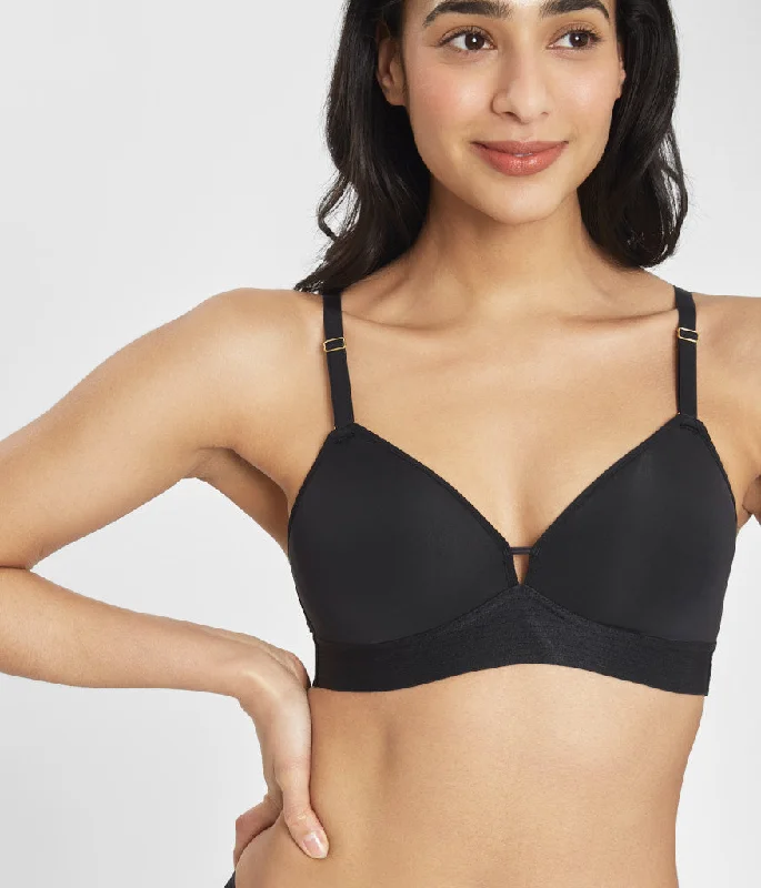 The Spacer Bra: Jet Black