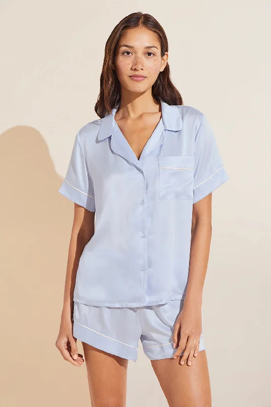 Inez Washable Silk Short PJ Set