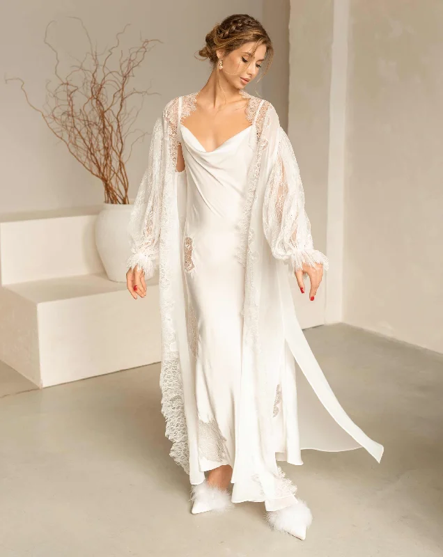 Peony Robe and Nightgown Set