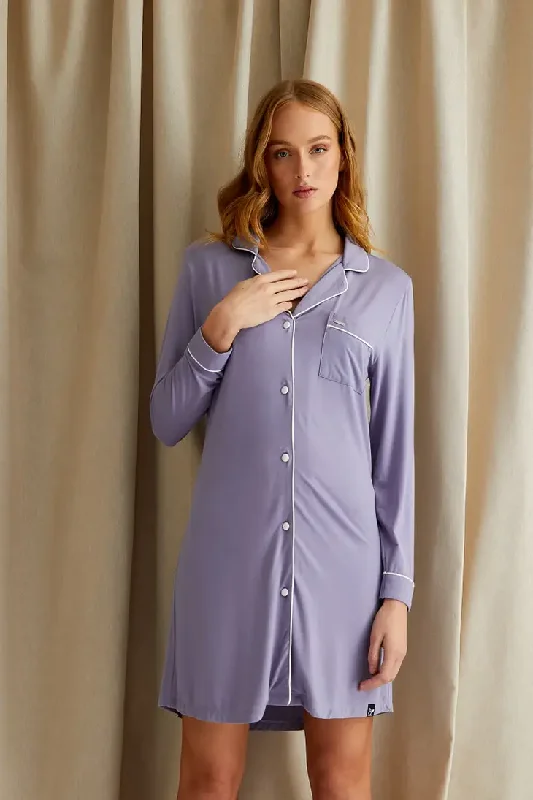 Bamboo Sleepshirt in Lavender