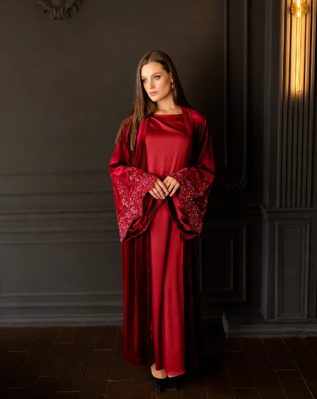 Reina Abaya and Dress Set